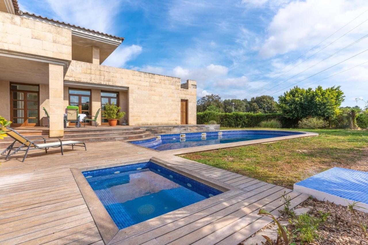 Villa De Lujo Con Piscina, Jacuzzi, Jardin Y Terraza Marratxi Bagian luar foto