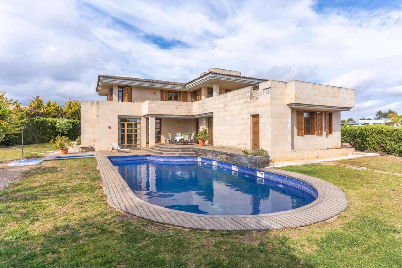 Villa De Lujo Con Piscina, Jacuzzi, Jardin Y Terraza Marratxi Bagian luar foto