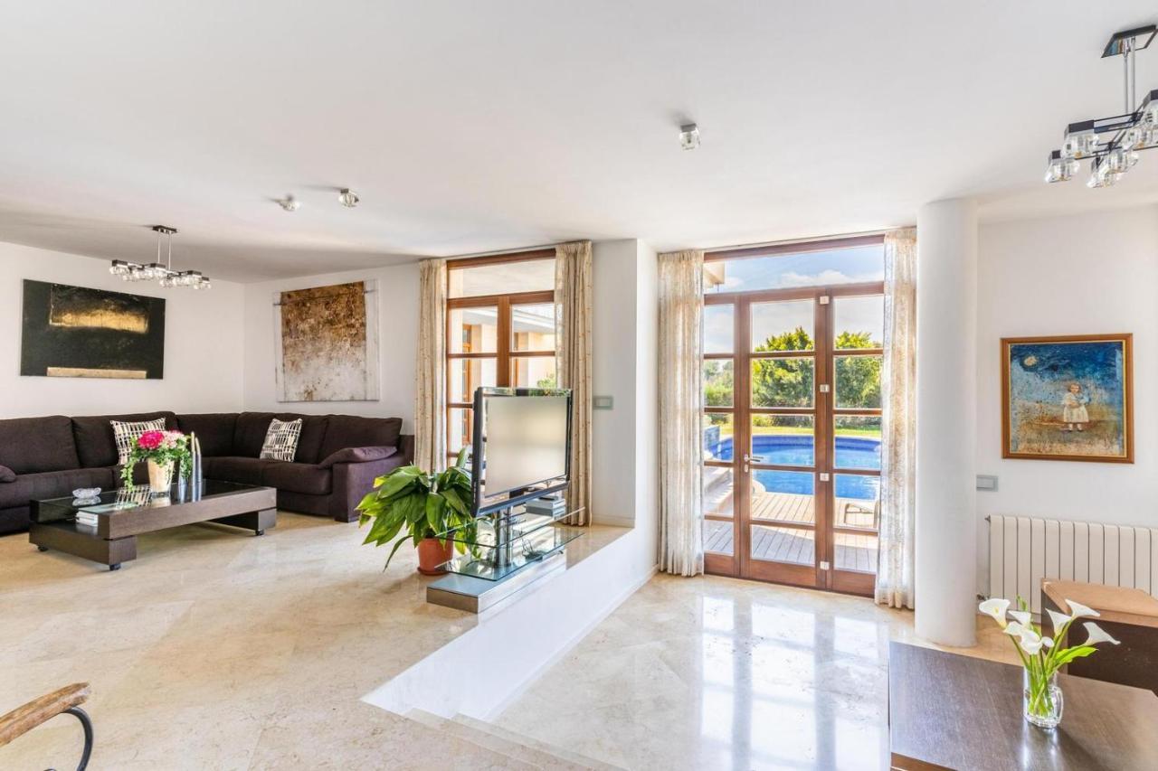 Villa De Lujo Con Piscina, Jacuzzi, Jardin Y Terraza Marratxi Bagian luar foto